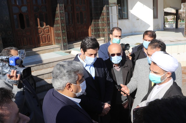 رییس کل دادگستری گیلان از جزیره استخر و زمین هتل اعظم لاهیجان بازدید کرد
